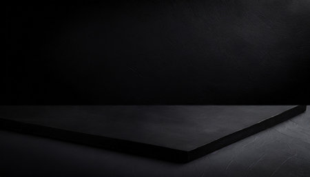 simple empty black color backgroundの素材