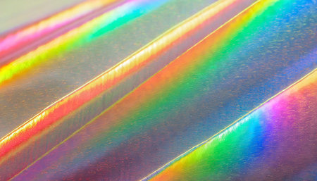 a colorful hologram paperの素材