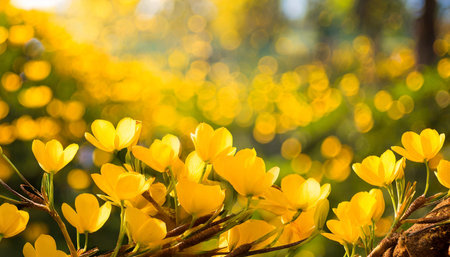 natural yellow backgroundの素材