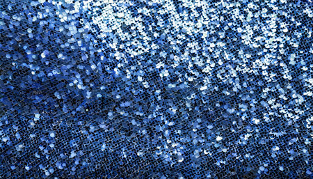 sparkling shimmering blue sequin background bannerの素材