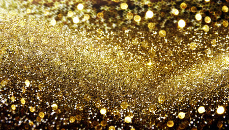 abstract golden twinkle backgroundの素材