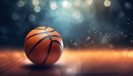 basketball banner background abstract basketball background with copy spaceの素材