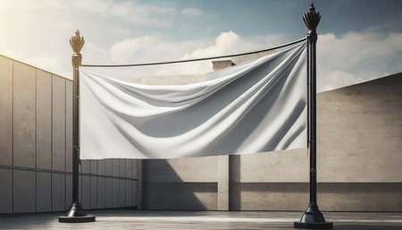 blank flag bannerの素材