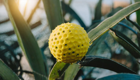 single yellow pickballの素材