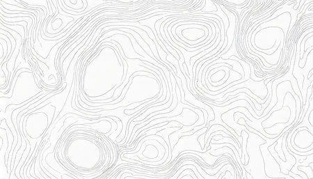 abstract blank detailed topographic contour map subtle white vector background topographic cartography topographic map topographic relief topography map topography reliefの素材