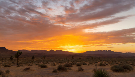 desert landscape sunsetの素材