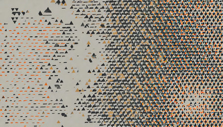 triangles halftone pattern vector abstract geometric technology background triangular half tone texture retro colored 80s simple pattern minimal style dynamic tech wallpaperの素材
