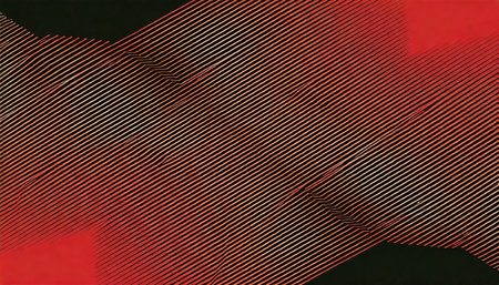 linear halftone pattern vector texture red black colour neat abstract background retrowave synthwave retro futurism art minimalist style classy decoration half tone textured striped abstractionの素材