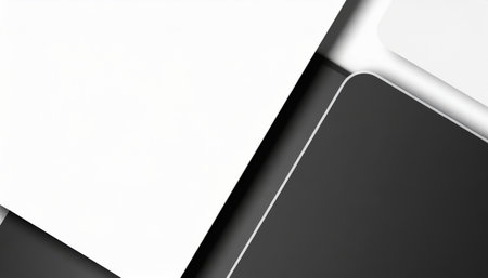 monochrome social media post layouts minimal contrast design place for photos rounded corners editable template for modern banner promotion business advertisement square gradient shadow effectの素材