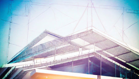 architecture 3d and blueprints representationの素材