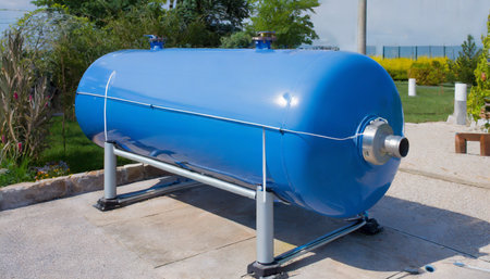 modern hydrogen tank for renewable energyの素材