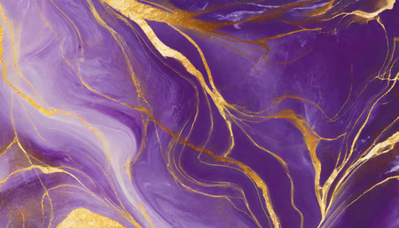 soft purple abstract backround trendy marble texture elegant design with fluid hand drawn art golden veins minimal luxury backdrop graphic wallpaper for print wall picture fashion patternの素材