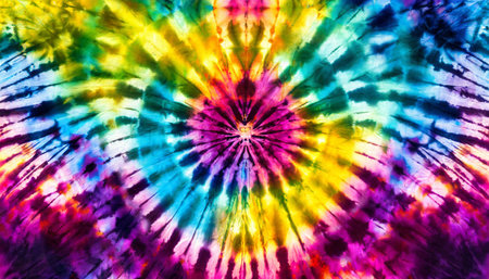 abstract festive colorful background bright multicolor tie dye patternの素材