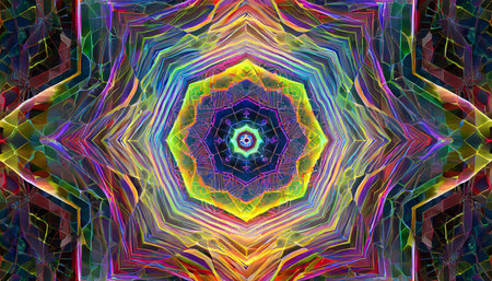 psychedelic octagon pulseの素材