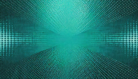 parallelogram halftone vector dynamic radial border eye catching abstract background modern half tone striking pattern conceptual turquoise texture speed effect abstraction teal green wallpaperの素材