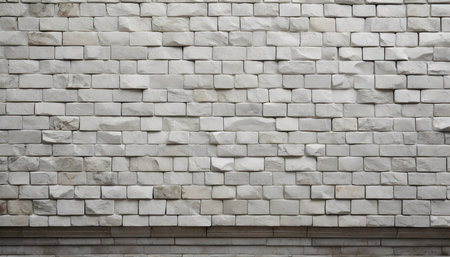 white stone mosaic wall backgroundの素材