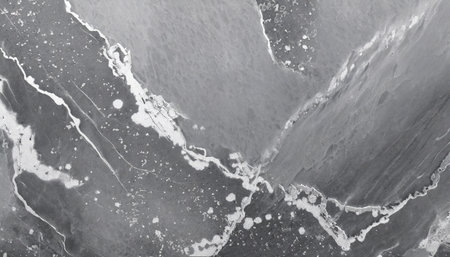 abstract gray marble texture with silver splashes gray luxury backgroundの素材