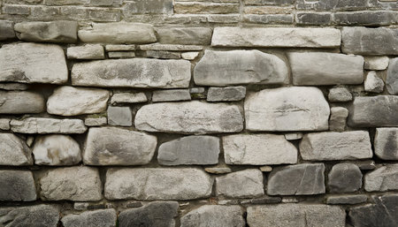 old grey stone wall background textureの素材