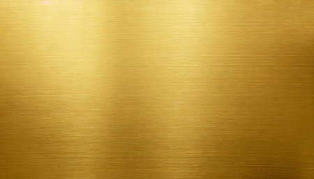 golden metal brushed wide textured plateの素材