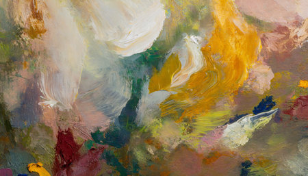 random abstract oil paint backgroundの素材