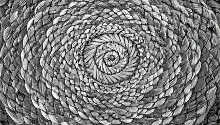 circular weave in monochromeの素材
