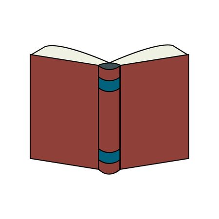 Open Red-Bordeaux Book Isolated, Vintage Styleの写真素材