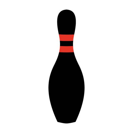 Standing Bowling Pin Illustration Isolatedの写真素材