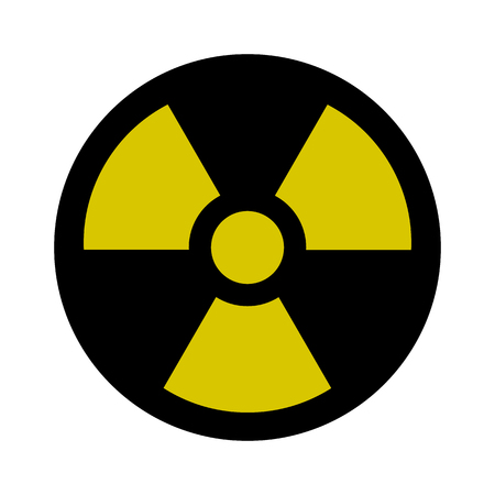 Radiation Sign - Nuclear Threat, Danger, Warningの写真素材