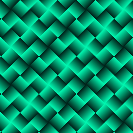 Green Geometric Background with Squares - Abstract Wallpaperのイラスト素材