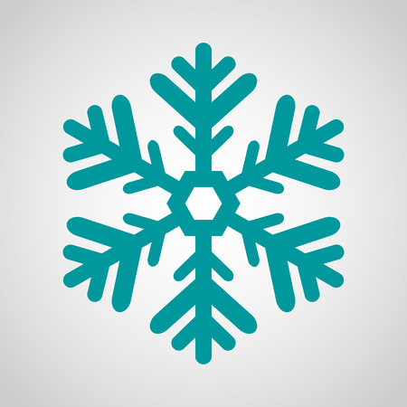 Blue Snowflake Icon - Christmas, Winter, Coldのイラスト素材