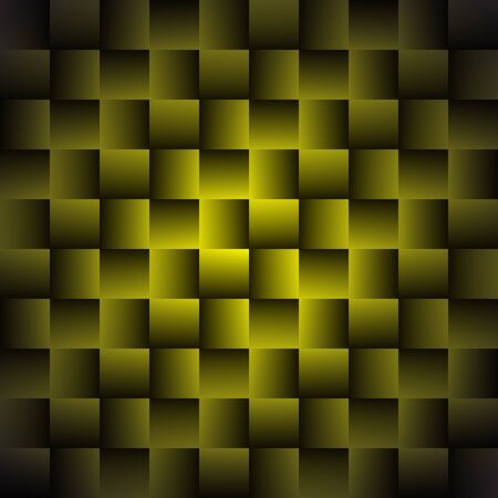 Yellow Geometric Background with Squares - Abstract Wallpaperの写真素材