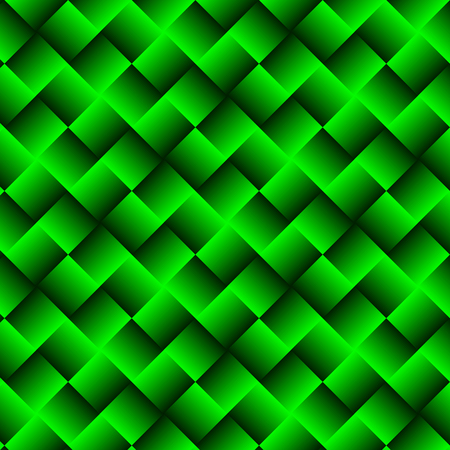 Green Geometric Background with Squares - Abstract Wallpaperの写真素材