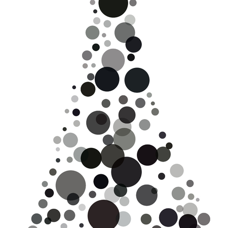 Black Bubbles Isolated on White Background - Darkness, Liquidの写真素材