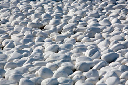 shining white stones of Santoriniの写真素材