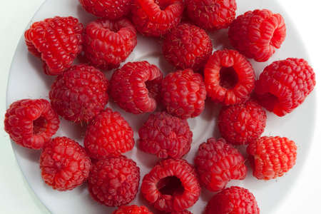 Fresh raspberries