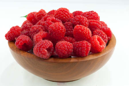 Fresh raspberries