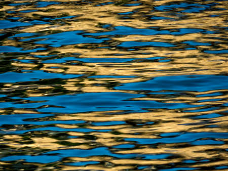 Reflections in water suitable for the backgroundの写真素材