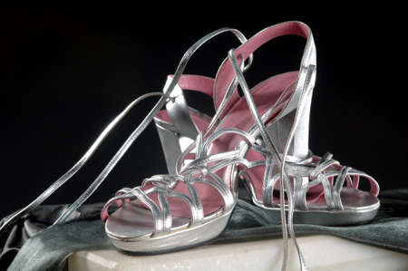 stylish sandals for the trendy young womenの写真素材