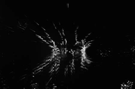 splash of water in the form of a crownの写真素材