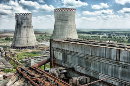 architectural details with views of the power station