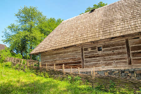 old wooden house, a museum Uzhhorod Ukraineのeditorial素材