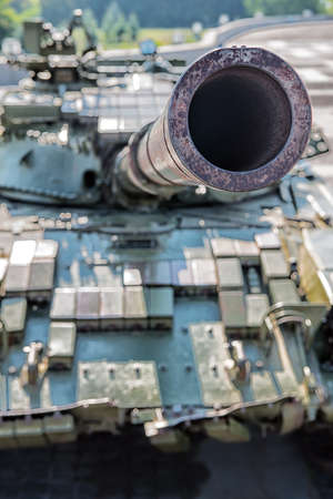 The main tank T-64 of Ukrainian army. Established in the early 1960 's in the Kharkiv Morozov Design Bureauの写真素材