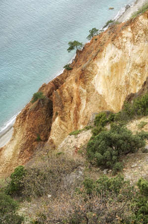 picturesque rocky high mountains in Crimea. Ukraine. Russiaの写真素材