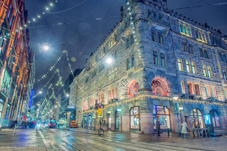 HELSINKI, FINLAND - JANUARY 28, 2017: City landscape. North Harbor in Helsinkiのeditorial素材