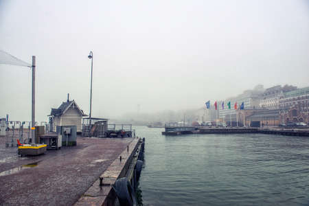 City landscape. North Harbor in Helsinki, Finlandの写真素材