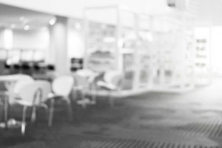 office worke space blurred backgroundの写真素材