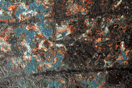 Rusty metal wall texture background. Rusty pattern.