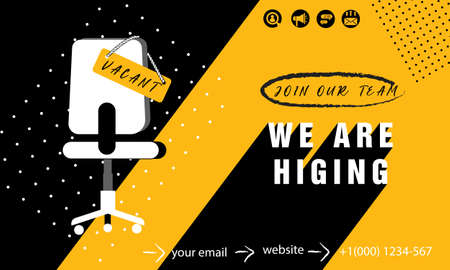 We are hiring poster