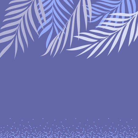 Minimalist abstract banner in very peri color.のイラスト素材