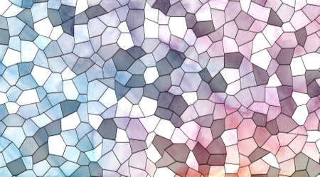 Abstract mosaic artwork. Colorful marble